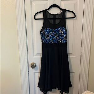 Charlotte Russe Y2K Sheer Black Dress